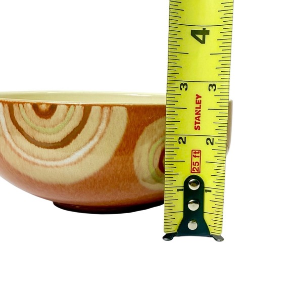 1 ct Fire Chili Swirl Soup Cereal Bowl 6" Swirl Demby England Stoneware - Picture 6 of 6